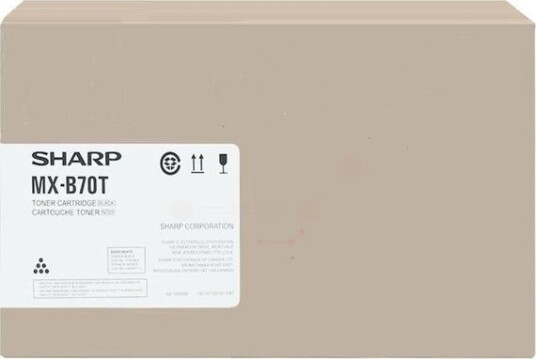 Sharp Toner Mxb70t Black Ve 1 Stk For Mx-B557 Bestillingsvare Ikke - Tonerenhet Mxb70t