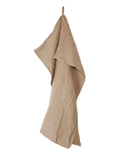 Au Maison Viskestykke-Hør Basic-Vasket - Beige - 65X53CM Au Maison Viskestykke-Hør Basic-Vasket - Beige - 65X53CM