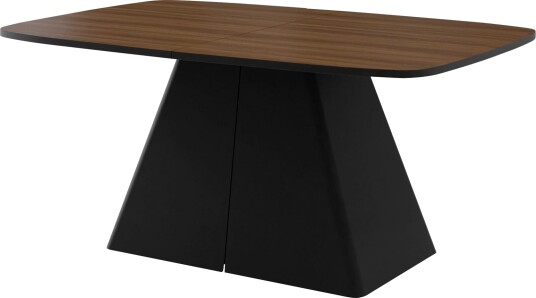 Novaj Spisebord uttrekkbart 180-256 cm - svart, brun