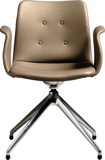 Sibast Furniture Bent Hansen Primum 4 stjerners Spisestuestol Polert stål/Zenso 3 228 Sibast Furniture Bent Hansen Primum 4 stjerners Spisestuestol Polert stål/Zenso 3 228