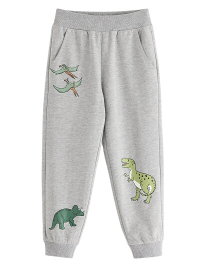 Lindex Trousers Jogging Dino Grey 92