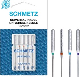 Schmetz Universalnål ass. 70/10-90/14 130/705 H, 70/10-90/14, assortert 10.pk Schmetz Universalnål ass. 70/10-90/14 130/705 H, 70/10-90/14, assortert 10.pk