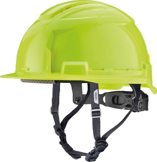 Milwaukee BOLT 100 Vernehjelm Hi-Vis gul, Hodebeskyttelse