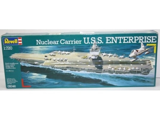 Revell U.S.S. Enterprise Model Af Skib Monteringssæt 1:720 Uss Enterprise Cvn-65 Plast Pro