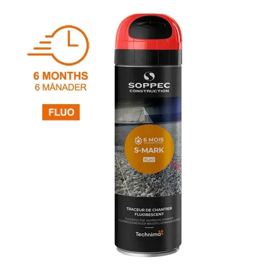 Soppec S Mark Fargespray 500 ML Rød Soppec S Mark Fargespray 500 ML Rød