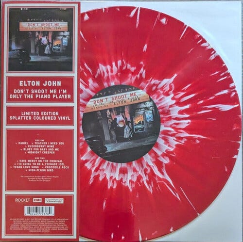 Elton John Don't Shoot Me I'm Only The Piano Player LP/Vinyl Elton John Don't Shoot Me I'm Only The Piano Player LP/Vinyl