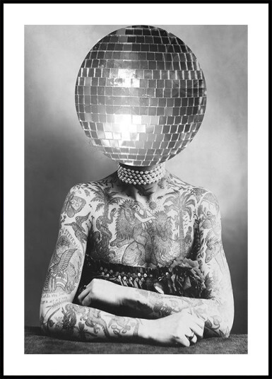 DISCO VINTAGE PORTRAIT Plakat Plakat / 21x30cm