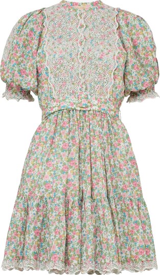 byTimo Kjole Cotton Slub Shift Dress Grønn