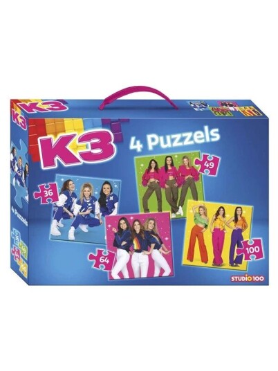 Studio 100 K3 4in1 Puzzle Stars
