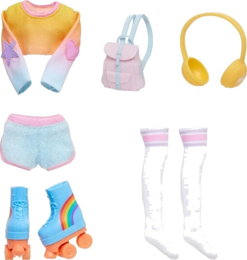 Rainbow High Fashion Pack Skate Social Dukkeklærsett 4+ År