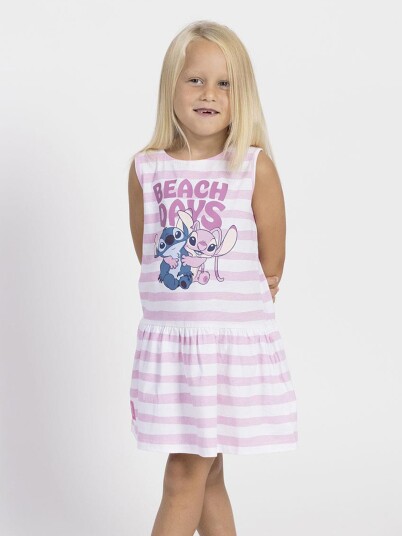 Disney Stitch Kjole Rosa 152 158 Disney Stitch Kjole Rosa 152 158