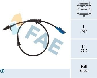 FAE 78333 Sensor ABS