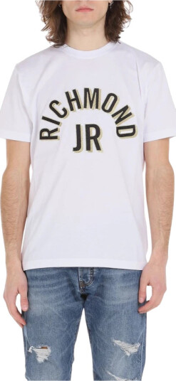 John Richmond Herre Topper Hvit M, John Richmond Herre Topper Hvit M,