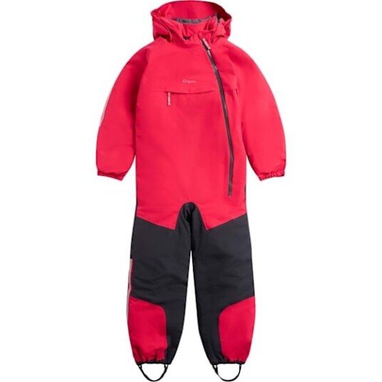 Bergans Lilletind Insulated Shell Coverall Barn Alpine Rose/Dark Shadow Grey 104