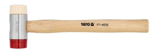 Yato 45 mm Håndtak med Utbyttbart Hode i PU-Nylon for Håndverktøy Yato 45 mm Håndtak med Utbyttbart Hode i PU-Nylon for Håndverktøy