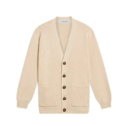 Golden Goose Dame Strikkevarer Beige M,