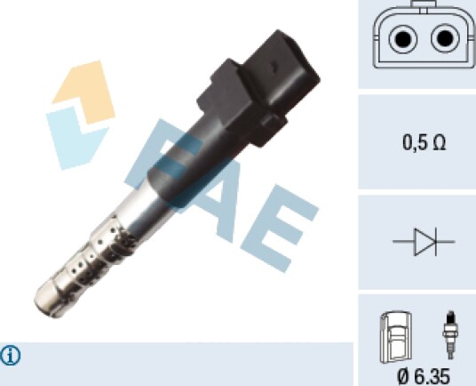 Tennspole coil FAE 80426 Tennspole coil FAE 80426