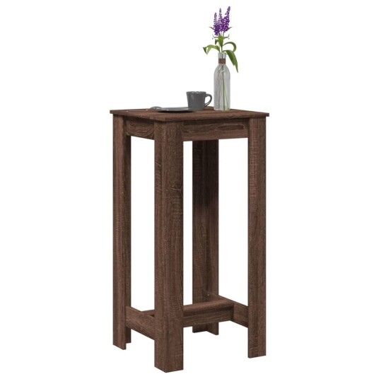 Barbord brun eik 51x50x103,5 cm konstruert tre Barbord brun eik 51x50x103,5 cm konstruert tre