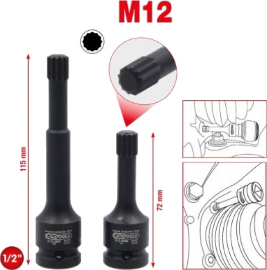 KS TOOLS 515.0595 Pipenøkkelsett