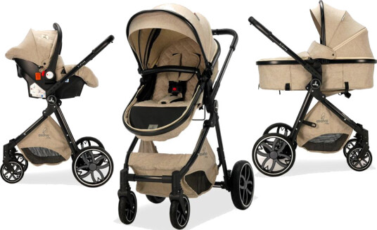 Asalvo Cabriolet Sidney/beige Barnevogner