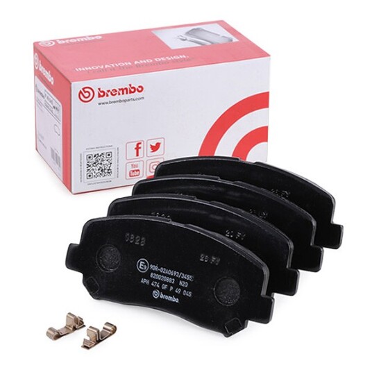 Bremseklosser BREMBO P 49 045 Bremseklosser BREMBO P 49 045