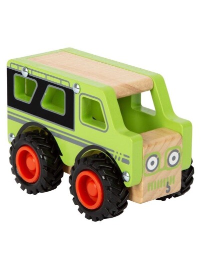 Small Foot  Wooden Off-Road Jeep Green