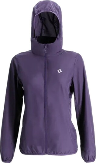 Doite Airjacket Hoodie Dame Mørk Lilla