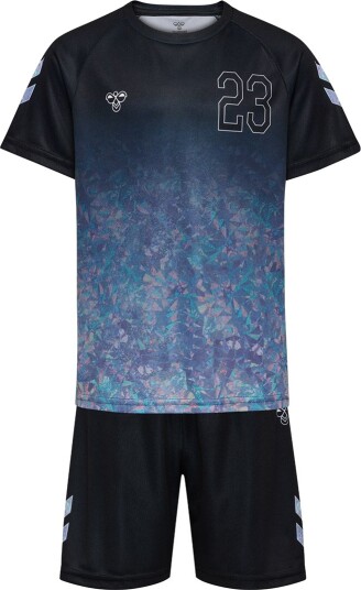 Hummel Shimmer treningssett til barn black grey (164) 164 Hummel Shimmer treningssett til barn black grey (164) 164