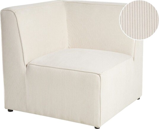 Hörnsektion Beliani Lemvig Beige Beige