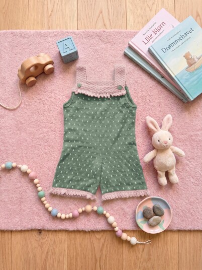 House Of Yarn IR 07-06e Strawberry kort bukse