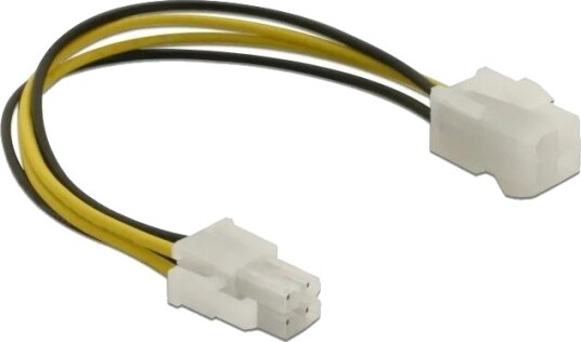 DeLOCK 15 cm 4-Pin ATX12V Strømforlengelseskabel Hann til Hunn