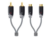 Sinox Plus+ Stereo RCA Extension - Lydforlengelseskabel - RCA x 2 hann til RCA x 2 hunn - 5 m
