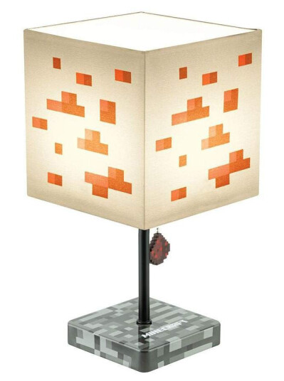 Minecraft, Bordlampe - Redstone Minecraft, Bordlampe - Redstone