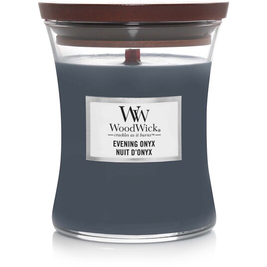 WoodWick Evening Onyx Scented Candle Medium