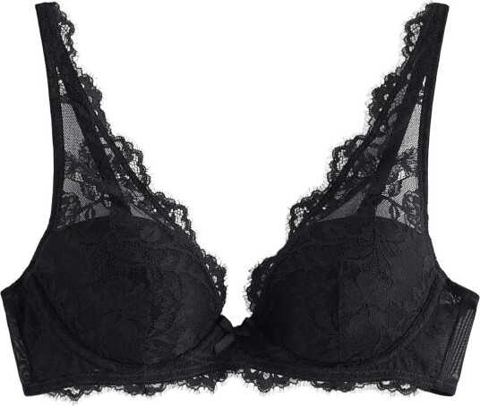 Lindex T-Shirt Bra - BLACK - 75 A