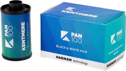 Kentmere 100 Sort/hvitt Negativ Film ISO 100 35mm 36 Bilder