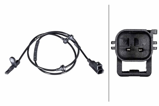 Sensor, ABS HELLA 6PU 358 216-421