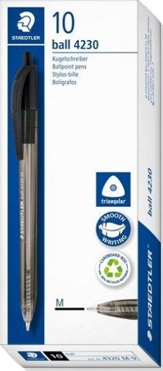 Staedtler Ballpoint pen ball 4230 10 pcs M black Staedtler Ballpoint pen ball 4230 10 pcs M black