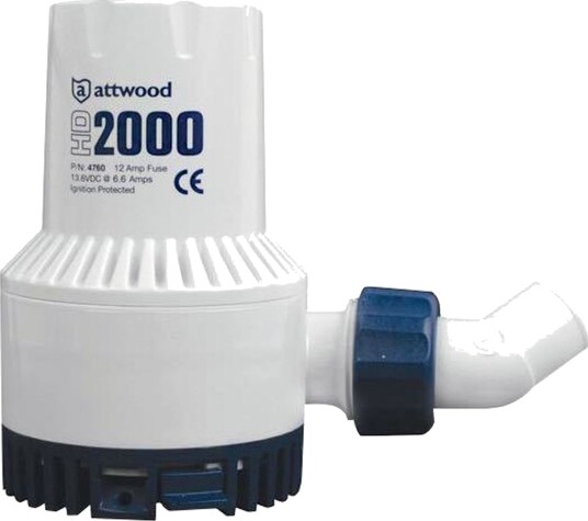 Attwood Lensepumpe hd2000 12v Attwood Lensepumpe hd2000 12v