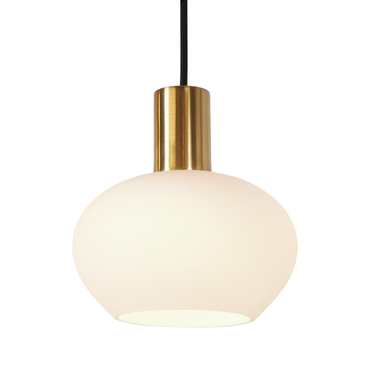 Ellis Pendel Ø14 cm 3,5 m Kabel Messing/opal