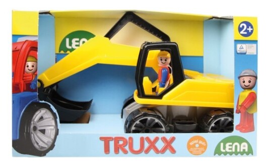 Lena Truxx 04411 Gravemaskin 2 År Plast Sort Grå Gult Lena Truxx 04411 Gravemaskin 2 År Plast Sort Grå Gult
