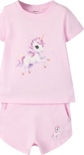 Name It Nmfhelgas Shorts Set   Pink   98