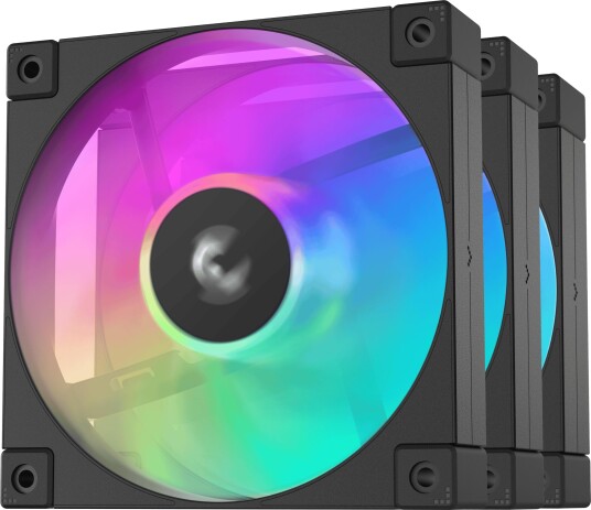 Deepcool FD12 ARGB 120mm Vifte 3-Pack - Svart RGB Deepcool FD12 ARGB 120mm Vifte 3-Pack - Svart RGB