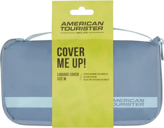 American Tourister Foldable Luggage Cover M - Blue - 62