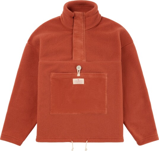 Amundsen Sports V Bond Cord Fleece Womens Terra Red/Red S