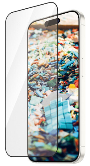 PanzerGlass Screen Protector Recycled Glass clear iP 15 Pro