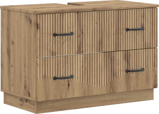 vidaXL Baderomsvaskeskap HOORN Artisan eik 82 x 41 x 56 cm