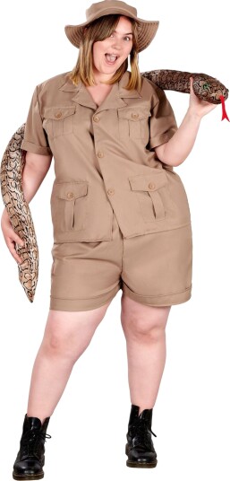 Fancy Dress Warehouse Safari Utforsker Plus-size Kostyme XXXX-Large 00095509 Fancy Dress Warehouse Safari Utforsker Plus-size Kostyme XXXX-Large 00095509