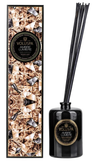 Voluspa Maison Noir duftpinner 177 ml Ambre Lumiere Voluspa Maison Noir duftpinner 177 ml Ambre Lumiere