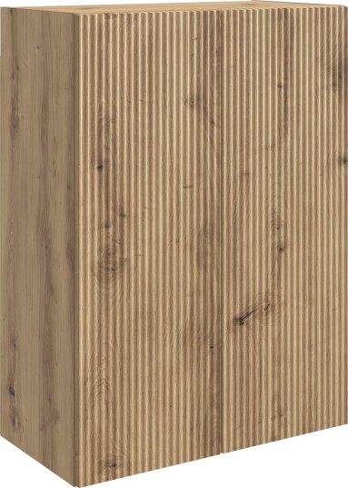 vidaXL Vegghengt skap Artisan eik 66 x 34,5 x 90 cm Konstruert tre